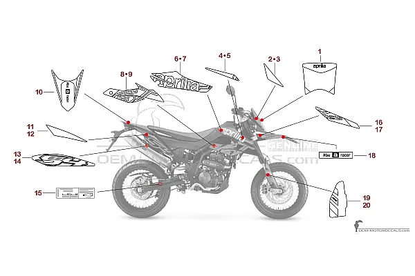 Aprilia SX125 2024 - Zwart