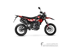 Aufkleber für Aprilia SX125 2025 - Schwarz • Aprilia OEM-Aufkleber