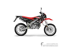 Naklejki do Aprilia SX50 2009 - Czarny • Aprilia Naklejki OEM