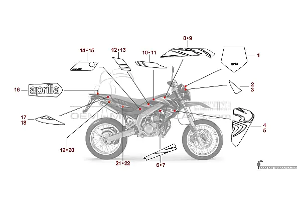 Aprilia SX50 2010 - Zwart