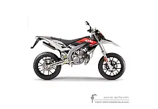 Adesivi per Aprilia SX50 2014 - Bianco • Aprilia Adesivi OEM