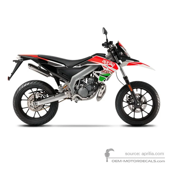Pegatinas para Aprilia SX50 2020 - Blanco • Aprilia Pegatinas OEM