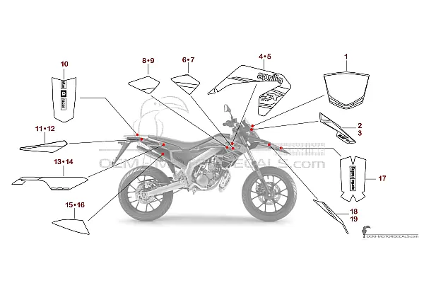 Aprilia SX50 2020 - Red