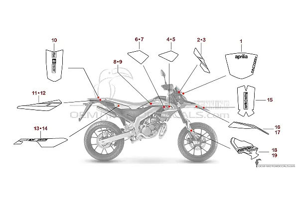 Aprilia SX50 FACTORY 2019 - Red