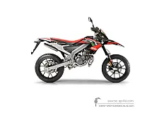Decals for Aprilia SX50 FACTORY 2020 - Red • Aprilia OEM Decals