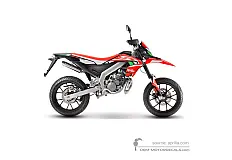 Aufkleber für Aprilia SX50 FACTORY 2020 - Rot • Aprilia OEM-Aufkleber