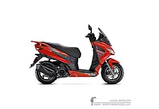 Stickers voor Aprilia SXR50 Sport 2025 • Aprilia OEM Stickers