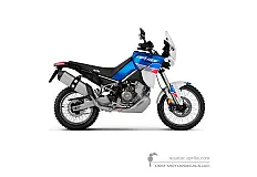 Adesivi per Aprilia TUAREG 660 2021 - Blu • Aprilia Adesivi OEM