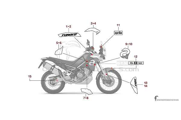 Aprilia TUAREG 660 2021 - Amarillo