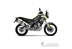 Autocollants pour Aprilia TUAREG 660 2022 - Jaune • Aprilia Autocollants OEM