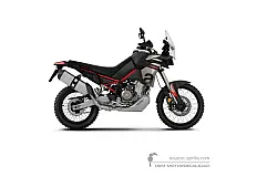 Decals for Aprilia TUAREG 660 2024 - Black Red • Aprilia OEM Decals