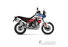 Pegatinas para Aprilia TUAREG 660 2024 - Blanco • Aprilia Pegatinas OEM