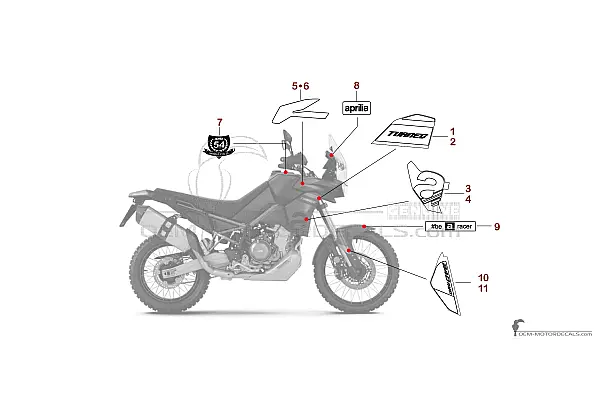 Aprilia TUAREG 660 2024 - Black