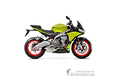 Decals for Aprilia TUONO 660 2022 - Golden • Aprilia OEM Decals