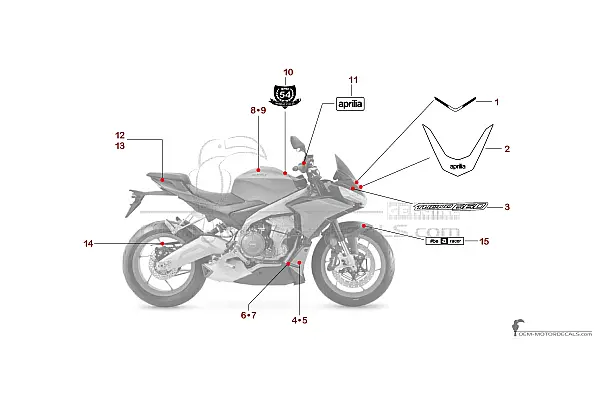 Aprilia TUONO 660 2022 - Golden
