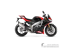 Adesivi per Aprilia TUONO V4 1100 FACTORY 2024 - Nero • Aprilia Adesivi OEM