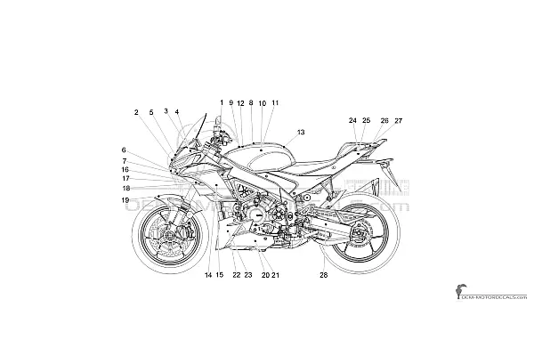 Aprilia TUONO V4 1100 FACTORY 2024 - Negro