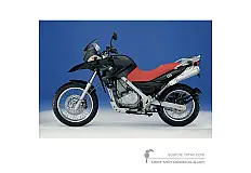 Naklejki do BMW F650GS 2004 - Czarny • BMW Naklejki OEM