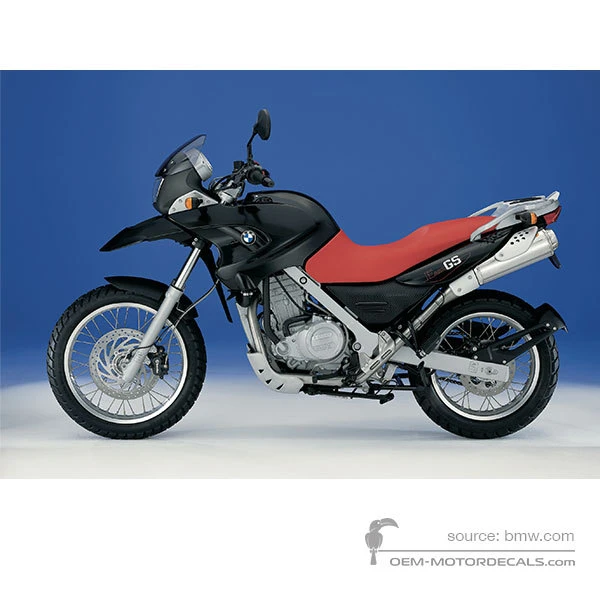 Adesivi per BMW F650GS 2005 - Nero • BMW Adesivi OEM