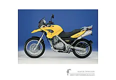 Stickers voor BMW F650GS 2005 - Geel • BMW OEM Stickers