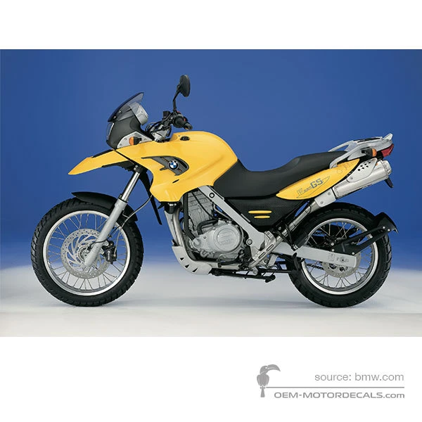 Adesivi per BMW F650GS 2005 - Giallo • BMW Adesivi OEM