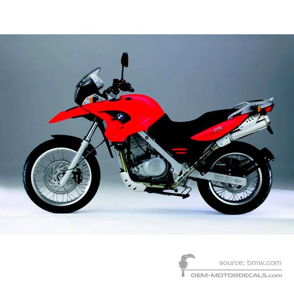 Adesivi per BMW F650GS 2005 - Rosso • BMW Adesivi OEM