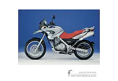 Stickers voor BMW F650GS 2006 - Zilver • BMW OEM Stickers