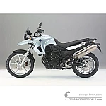 BMW F650GS 2007 - Plata