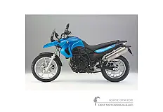 Decals for BMW F650GS 2007 - Azure • BMW OEM Decals
