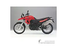 Naklejki do BMW F650GS 2008 - Czerwony • BMW Naklejki OEM