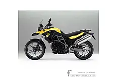 Stickers voor BMW F650GS 2011 - Geel • BMW OEM Stickers