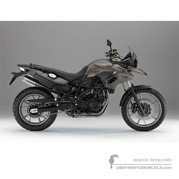 Decals for BMW F700GS 2012 - Gray • BMW OEM Decals