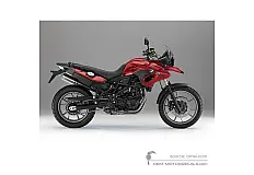 Autocollants pour BMW F700GS 2013 - Rouge • BMW Autocollants OEM