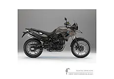 Autocollants pour BMW F700GS 2013 - Gris • BMW Autocollants OEM