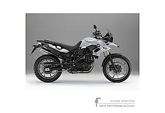 Autocollants pour BMW F700GS 2013 - Argent • BMW Autocollants OEM