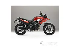 Decals for BMW F700GS 2016 - Orange • BMW OEM Decals