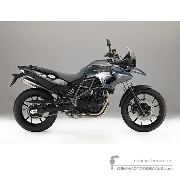 Naklejki do BMW F700GS 2016 - Szary • BMW Naklejki OEM