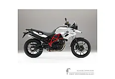 Naklejki do BMW F700GS 2016 - Biały • BMW Naklejki OEM