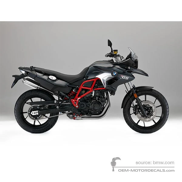 Autocollants pour BMW F700GS 2017 - Gris • BMW Autocollants OEM