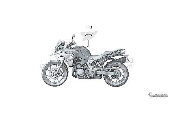 BMW F750GS 2019 - Wit