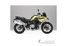 Adesivi per BMW F750GS 2019 - Giallo • BMW Adesivi OEM