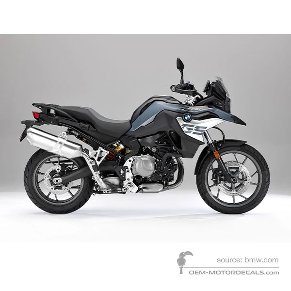 Decals for BMW F750GS 2019 - Blue • BMW OEM Decals