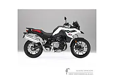 Stickers voor BMW F750GS 2019 - Wit • BMW OEM Stickers