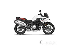 Stickers voor BMW F750GS 2020 - Wit • BMW OEM Stickers
