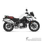 BMW F750GS 2021 - Blanc