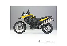 Adesivi per BMW F800GS 2007 - Giallo • BMW Adesivi OEM