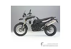 Adesivi per BMW F800GS 2008 - Argento • BMW Adesivi OEM