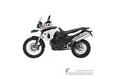 Stickers voor BMW F800GS 2010 - Zwart Wit • BMW OEM Stickers