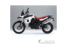 Stickers voor BMW F800GS 2010 - Wit • BMW OEM Stickers
