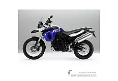 Adesivi per BMW F800GS 2011 - Blu • BMW Adesivi OEM